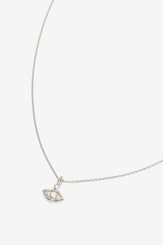 By Charlotte I Am Protected Necklace - Silver