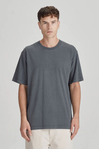 Commoners Mens Relaxed Tee - Vintage Stormy
