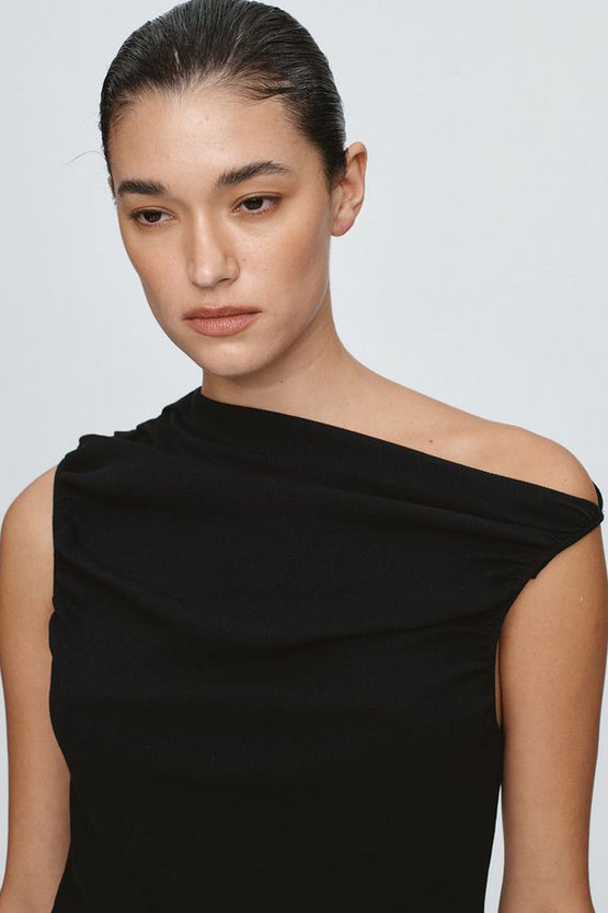 Marle Risa Singlet - Black