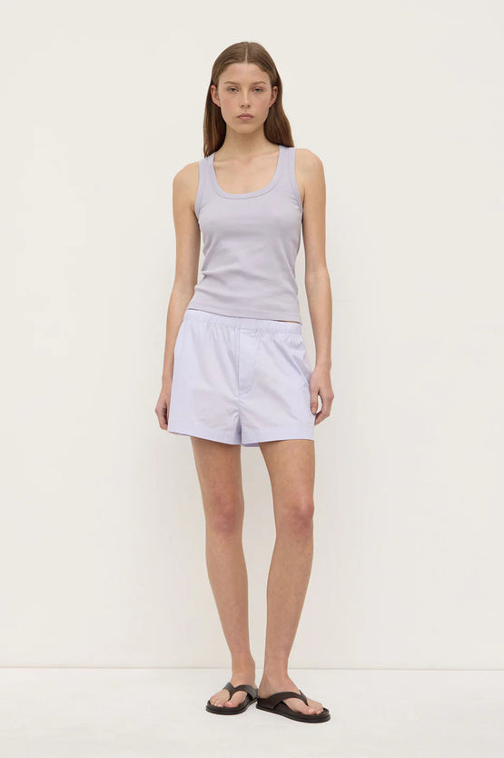 Assembly Robyn Scoop Neck Rib Tank - Lilac