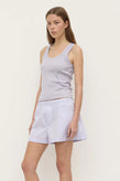 Assembly Robyn Scoop Neck Rib Tank - Lilac