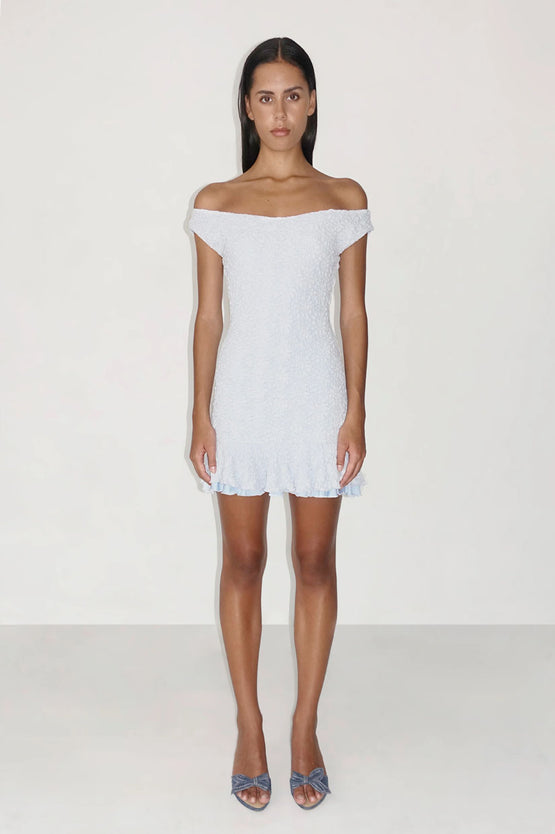Ownley Samara Mini Dress - Baby Blue