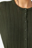 Sylvester Scallop Cardigan - Olive