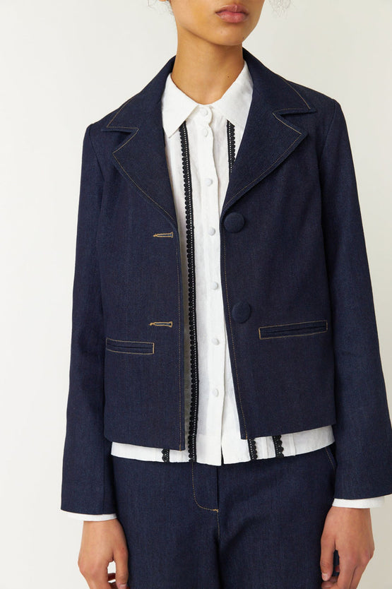 Sylvester Denim Service Jacket - Indigo