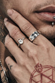 Stolen Girlfriends Club Shield Ring - Silver
