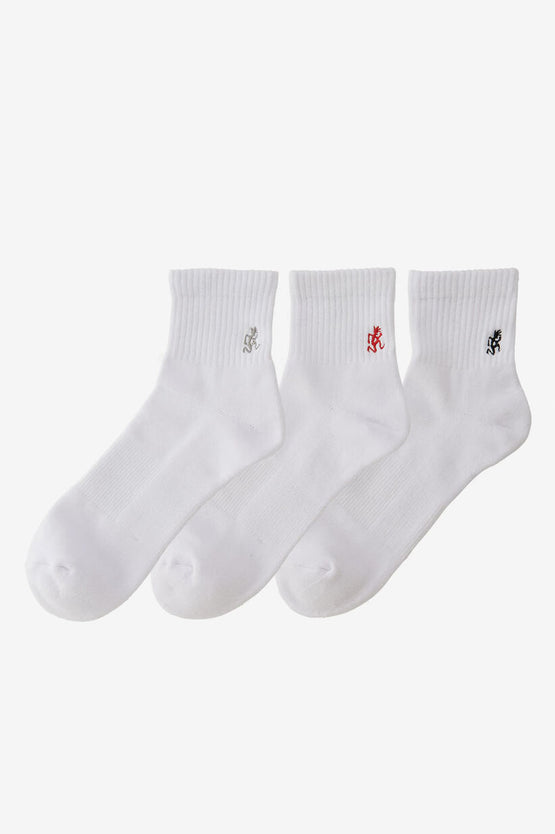 Gramicci Basic Short Socks - White