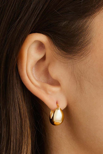 By Charlotte Sunkissed Small Hoops - Gold
