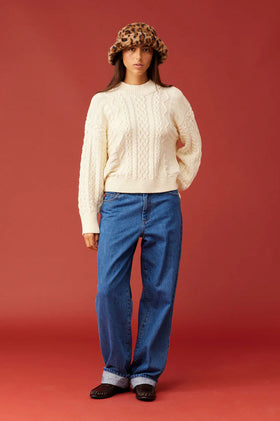 Ruby Somerset Sweater - Ivory
