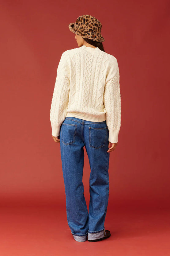 Ruby Somerset Sweater - Ivory