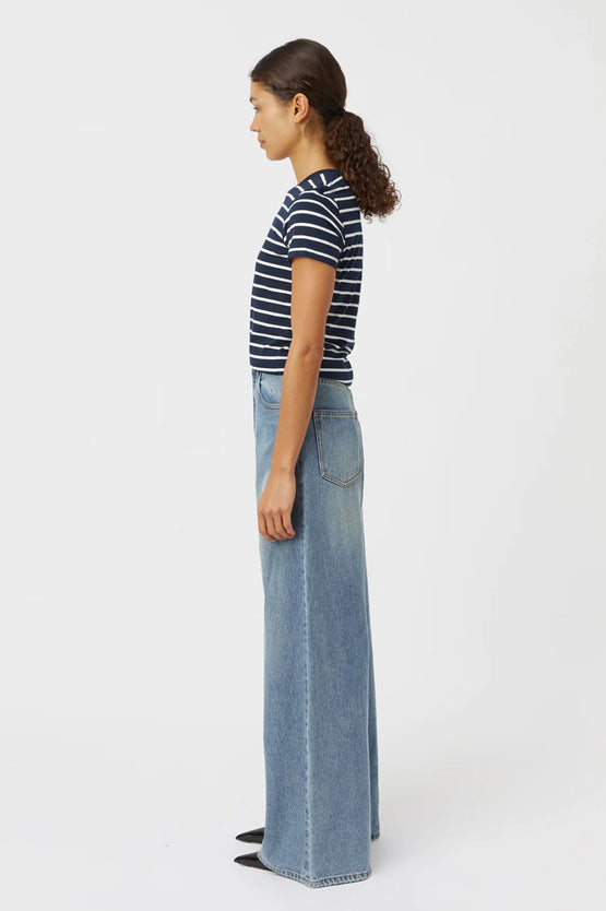Camilla and Marc Sora Tee - Navy/White