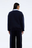 Ena Pelly Sports Sweater - Navy