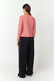 Sylvester Stripey Top - Red White