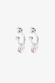 Stolen Girlfriends Club Talon Anchor Sleepers - Rose Quartz Silver