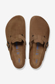 Birkenstock Boston SFB Suede - Dark Tea