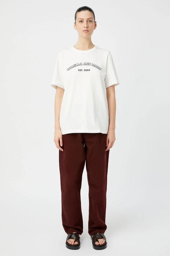 Camilla and Marc Odessa Graphic Tee - Soft White