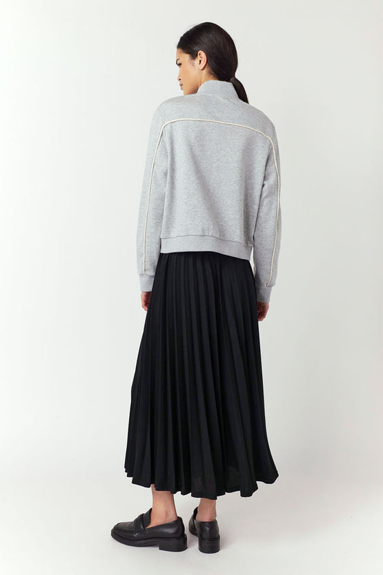 Sylvester Trackie Jacket - Grey Marle