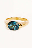 By Charlotte Scared Jewel Ring - Topaz