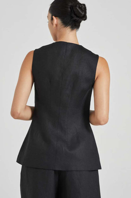Friends With Frank Clare Vest - Black
