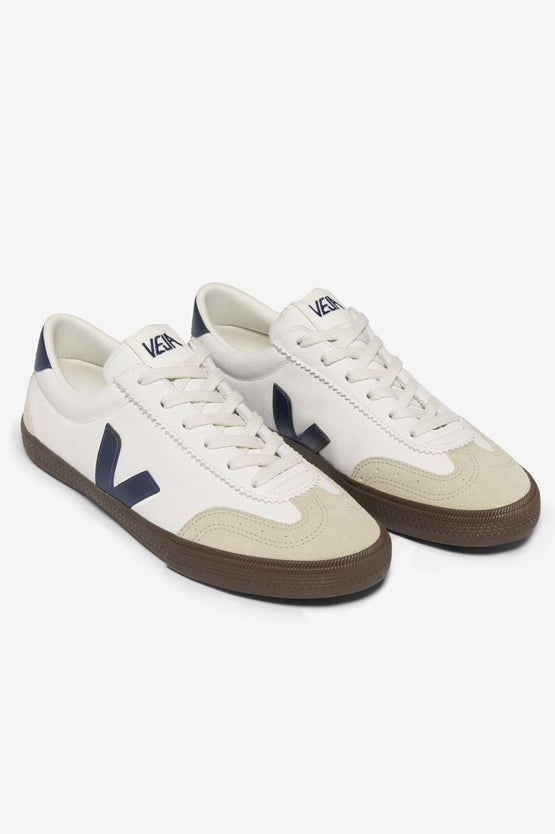Veja Volley Leather - White Nautico Bark
