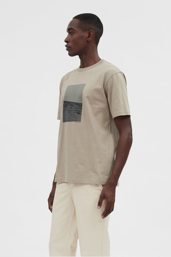 Norse Projects Johannes Waves T-Shirt - Sand