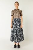 Sylvester Wild Rose Skirt Dress - Black