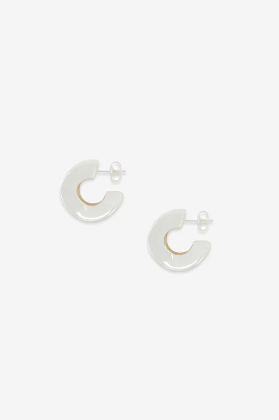 La Tribe Wishbone Earrings - Silver