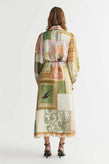 Antipodean Wabi Sabi Wrap Dress - Pastel
