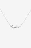 Stolen Girlfriends Club Stolen Script Necklace - Silver