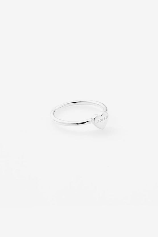 Stolen Girlfriends Club Baby Stolen Heart Ring -  Silver