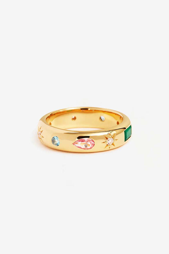 By Charlotte Connect To The Universe Ring - Gold
