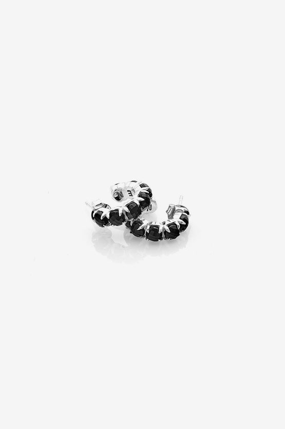 Stolen Girlfriends Club Halo Cluster Earrings - Onyx