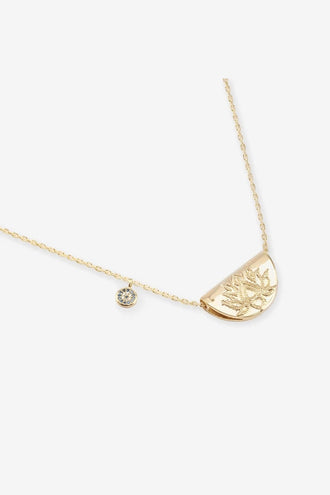 By Charlotte Lucky Lotus Necklace - Gold