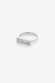 Stolen Girlfriends Club Stolen Bar Ring -  Silver