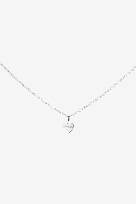 Stolen Girlfriends Club Stolen Heart Necklace - Silver
