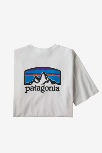 Patagonia Fitz Roy Horizons Responsibili Tee - White