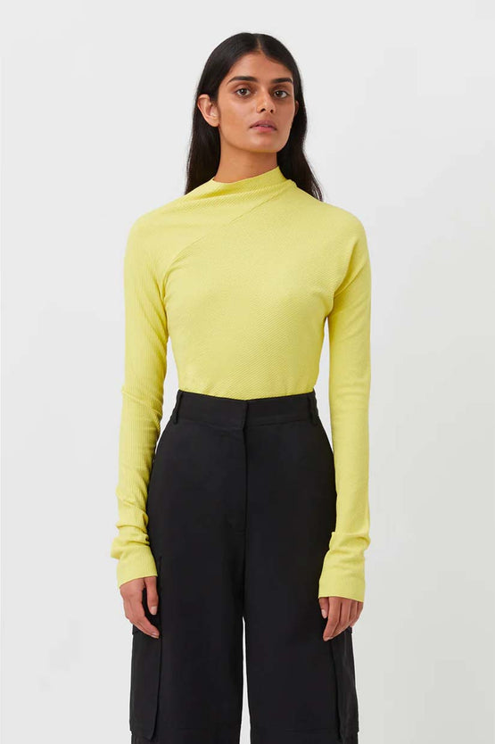 Camilla & Marc Magnolia Rib Top - Citron