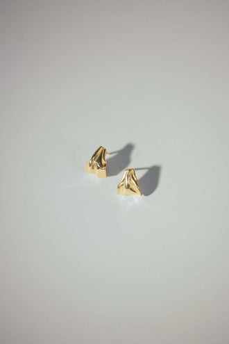 Mars Mini Vieira Earrings - Gold