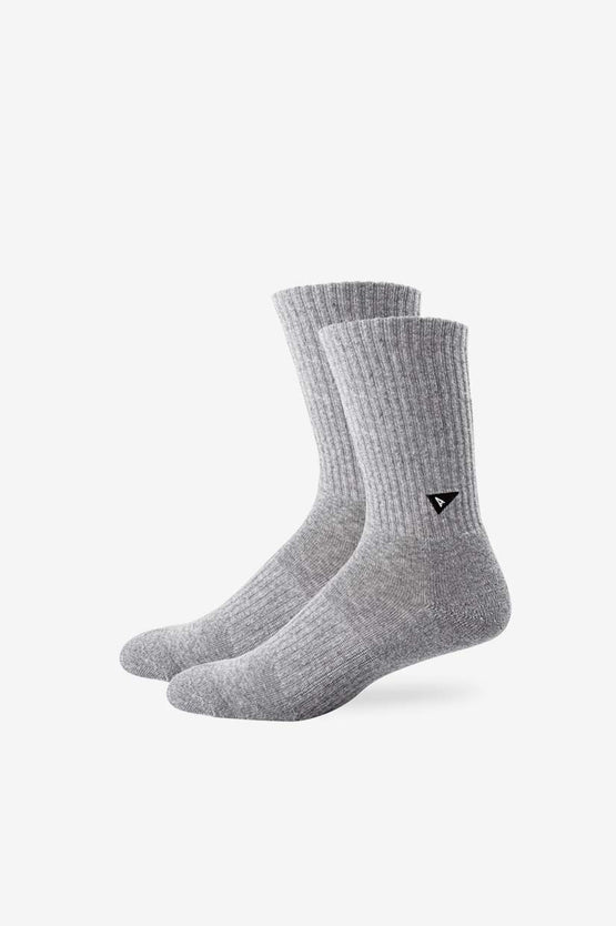 Arvin Goods Short Crew Socks - Grey