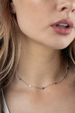Stolen Girlfriends Club Stolen Star Choker - Silver