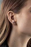 Stolen Girlfriends Club Tiny Stolen Skull Earrings - Silver