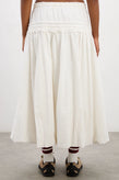 Damson Madder Agatha Puff Skirt - White