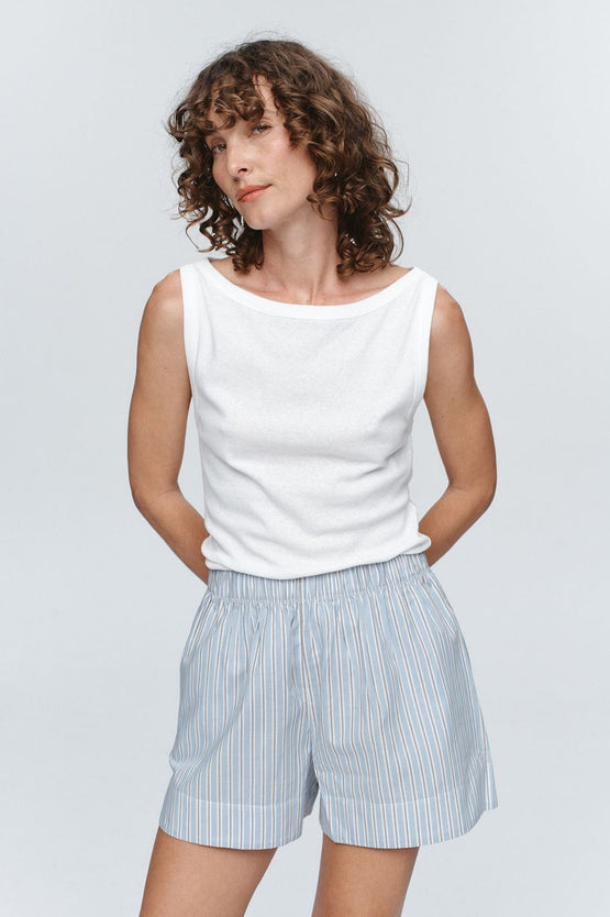 Marle Alisa Short - Bleu Stripe