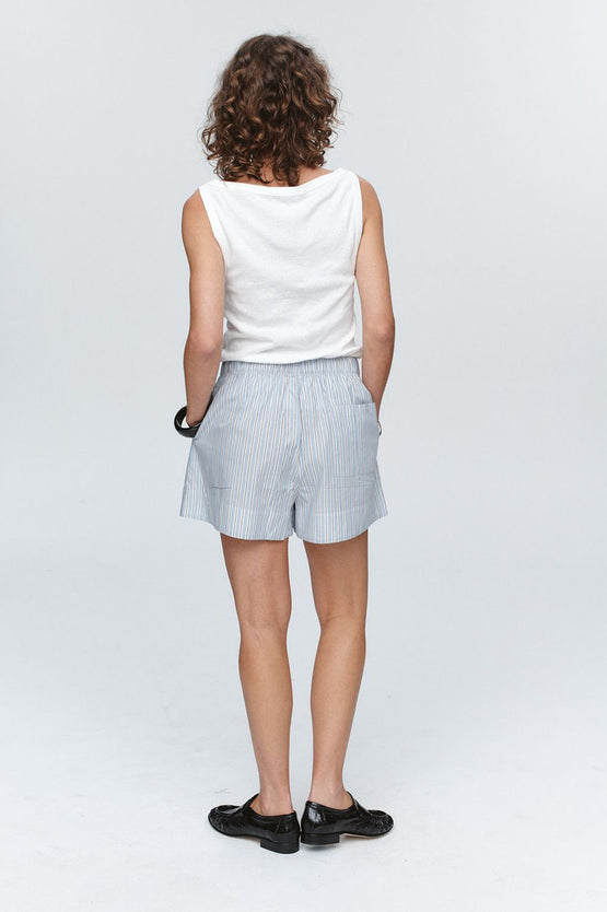 Marle Alisa Short - Bleu Stripe