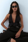 Bec & Bridge Apolline Halter Top - Black