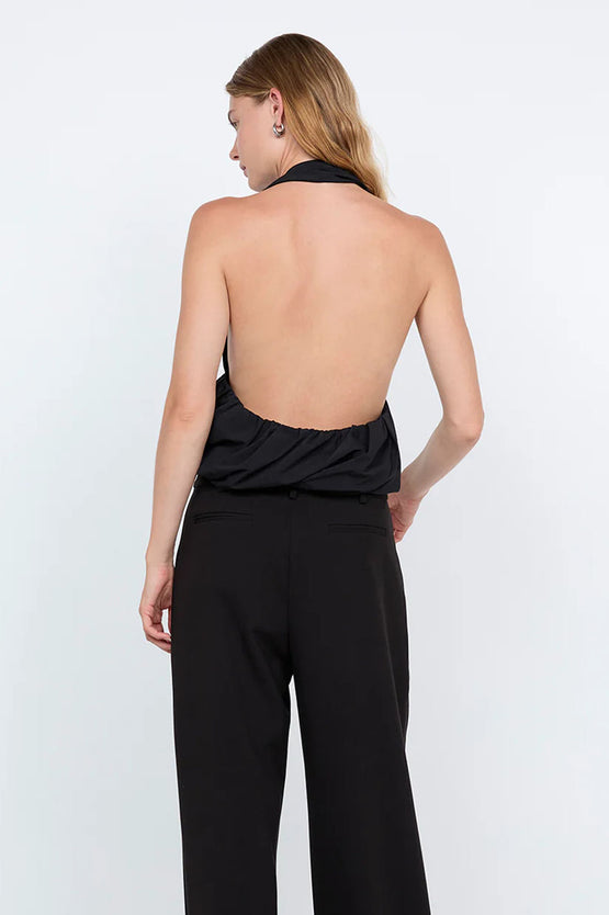 Bec & Bridge Apolline Halter Top - Black