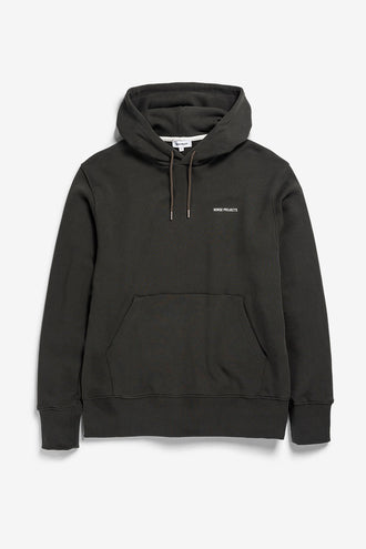 Norse Projects Arne Logo Hood - Beech Green