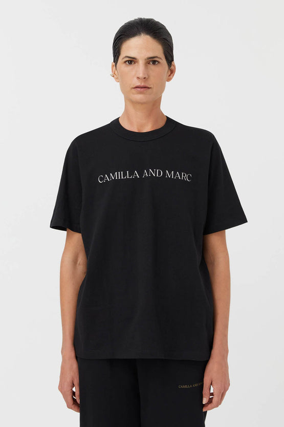 Camilla and Marc Asher Tee - Black/Stone