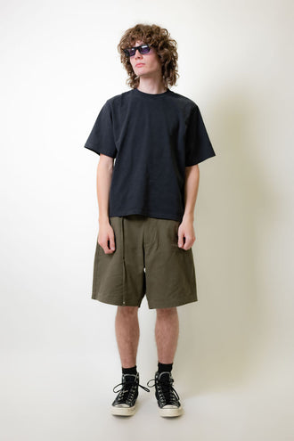 Beach Brains Baggy Boy Short - Army