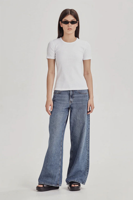 Commoners Base Rib SS - White