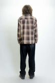 Beach Brains The BB Shirt - Brown Plaid